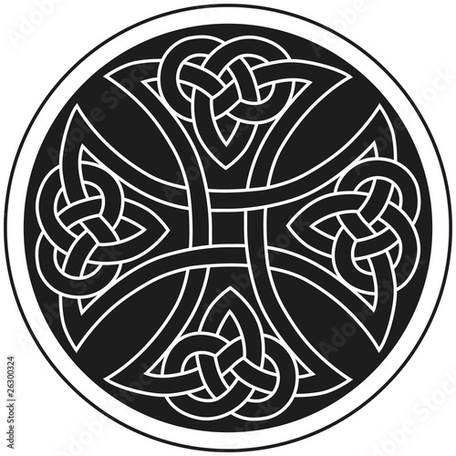 Vector celtic cross traditional ornament