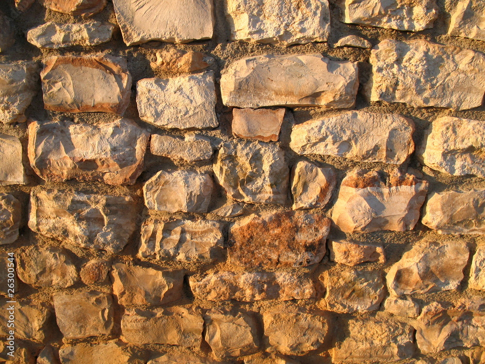 Fototapeta premium Construcción en piedra