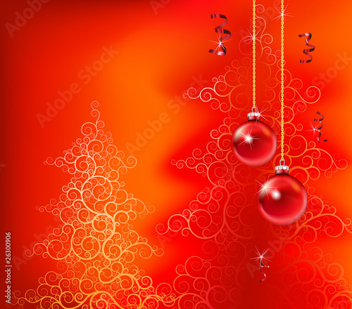 red christmas background
