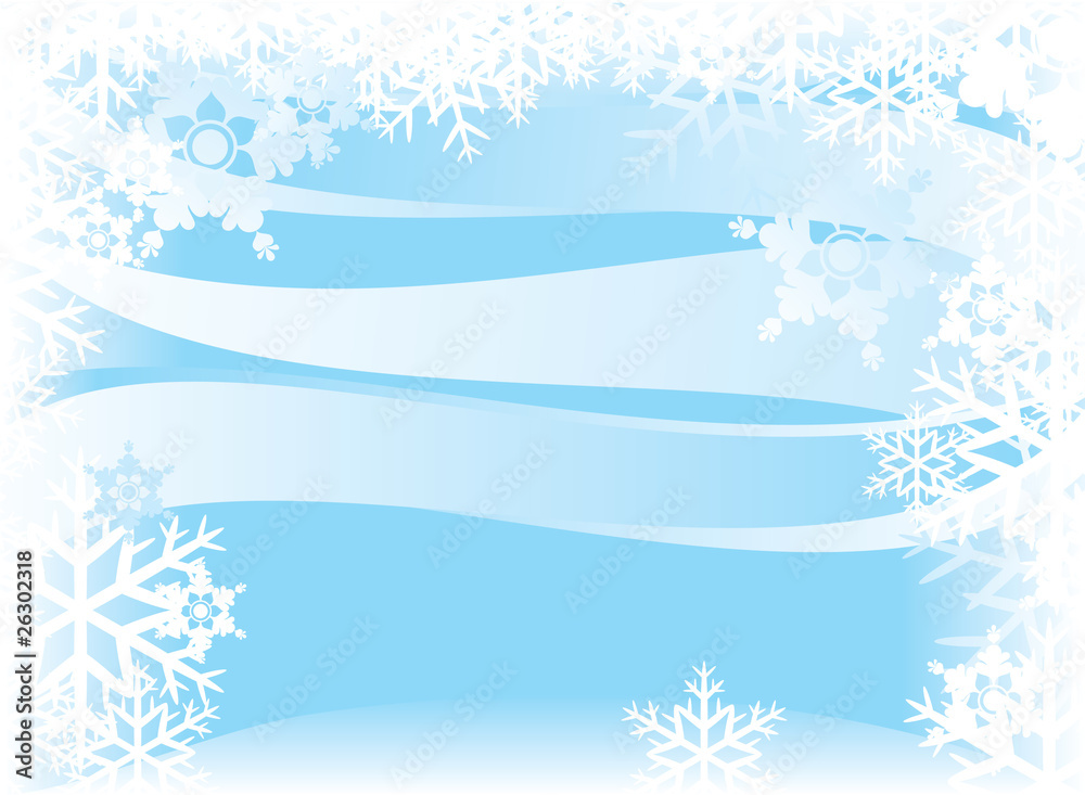 winter abstract background