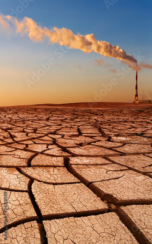 Industrial destruction photo