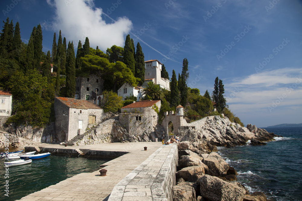 Fototapeta premium trsteno, kroatien