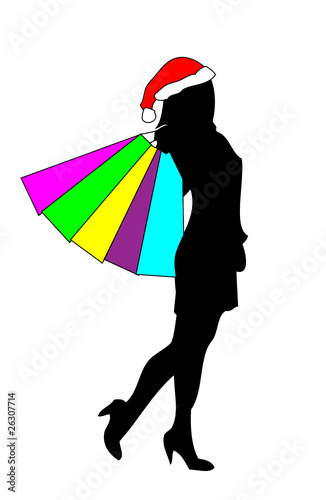 Frau beim Shopping