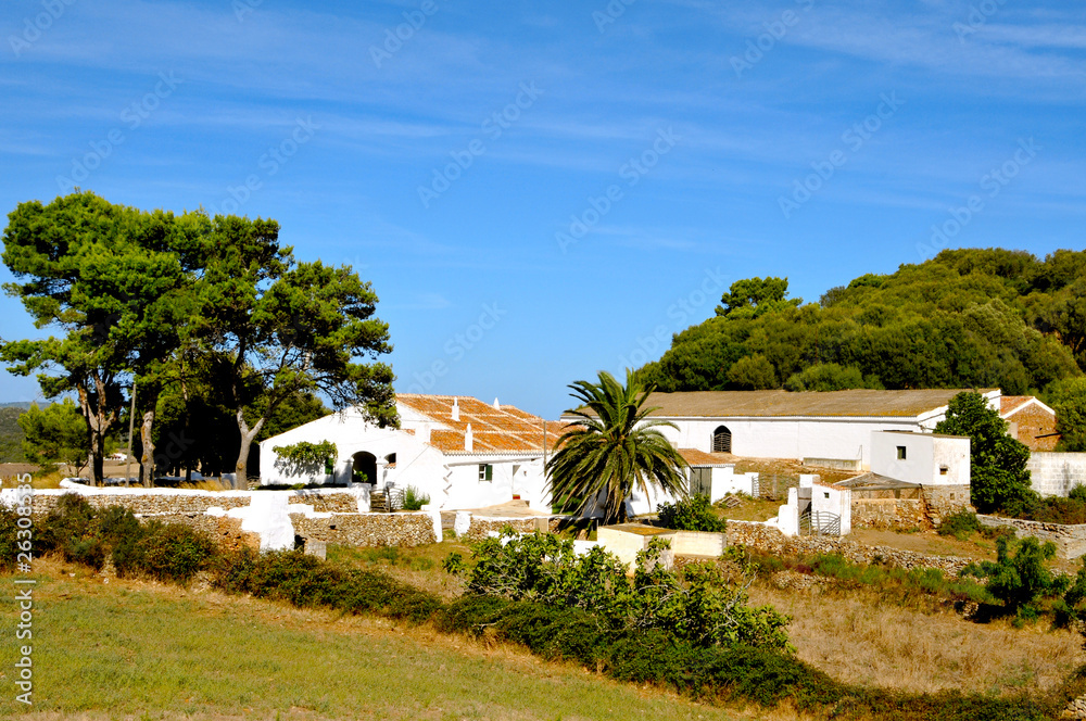 old farm in Menorca, Balearic Islands, Spain