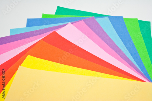 colorful of origami paper