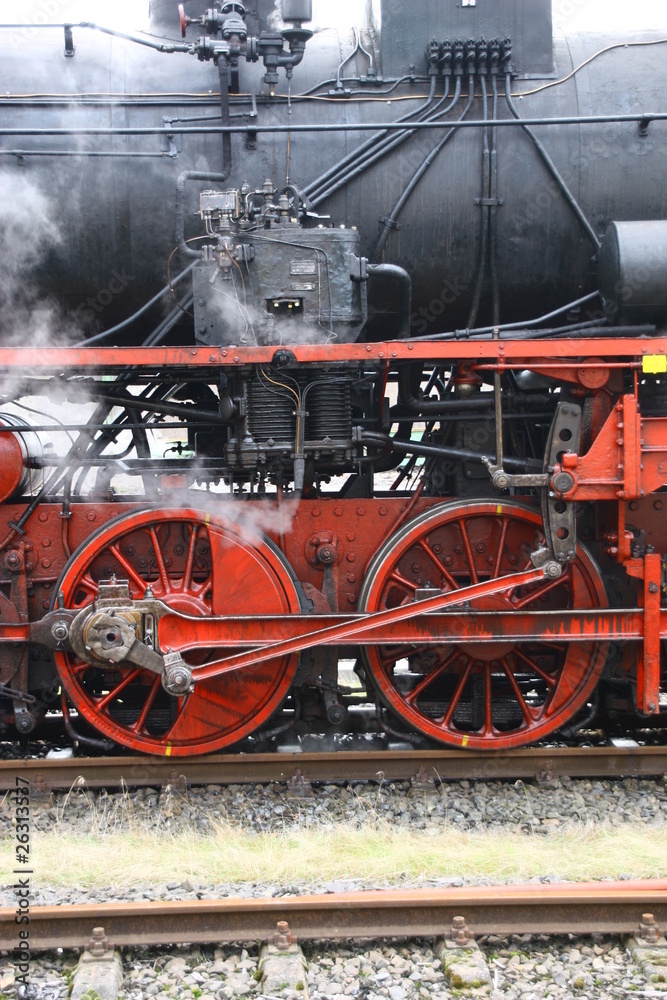 Naklejka premium Dampflok