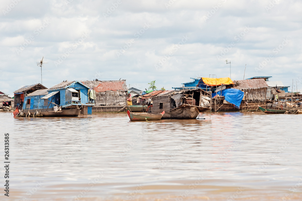 Tonle Sap See in Kambodscha