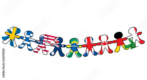 Flag Paper Dolls