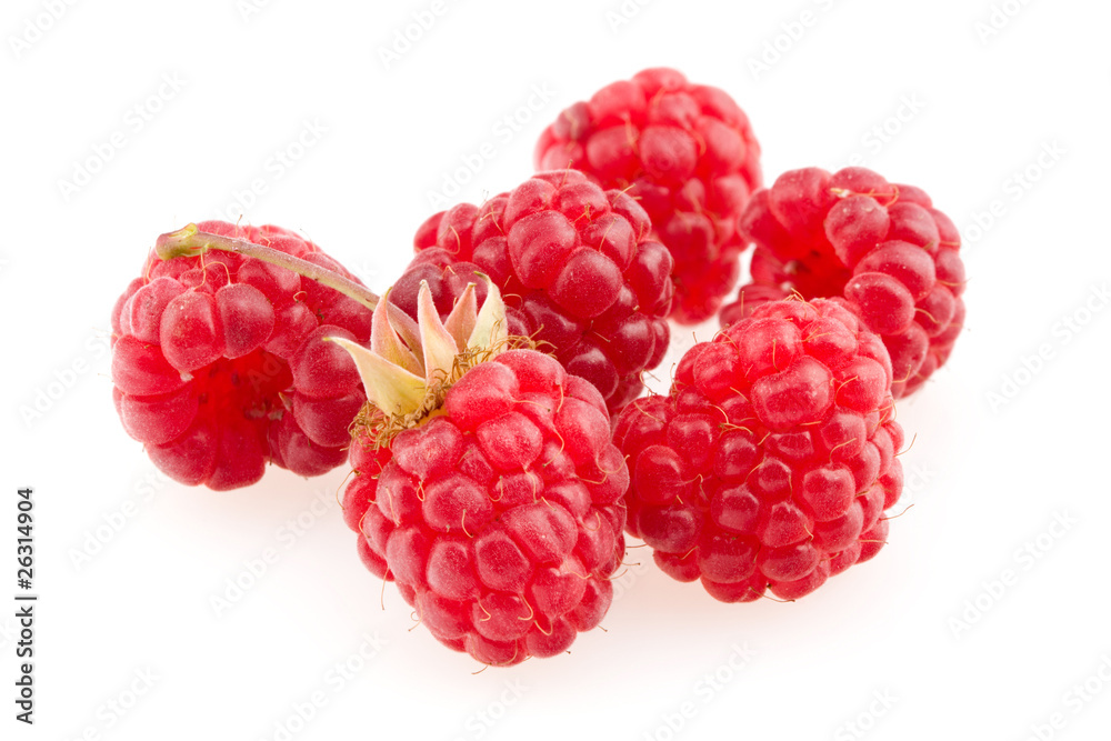 Fresh raspberries. Fresh raspberries.