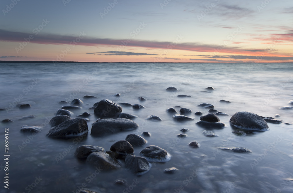 Ocean scene. Southern of Sweden. Ocean scene. Southern of Sweden.