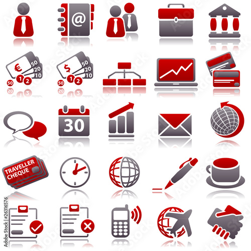 business Red Icons