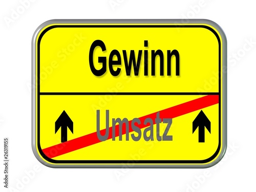 Umsatz - Gewinn