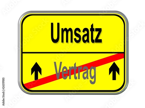 Vertrag - Umsatz