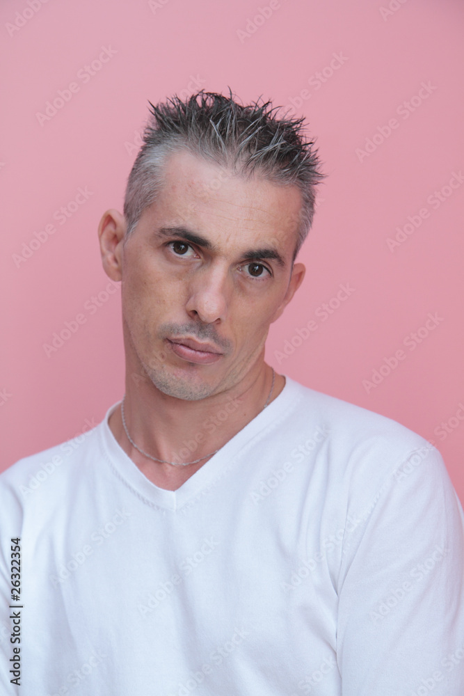 man T-shirt white