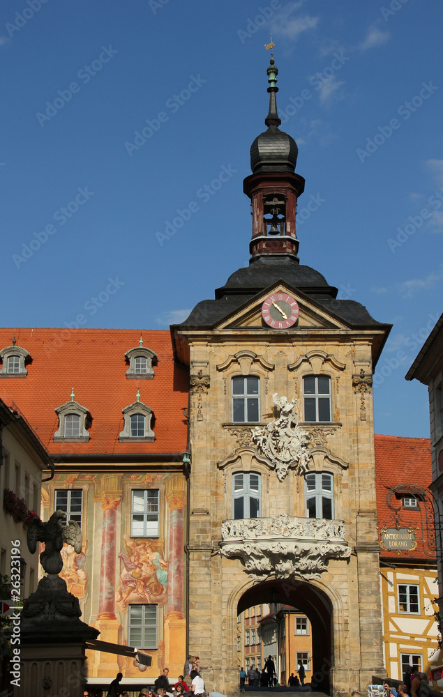 Bamberger altes Rathaus, Südseite
