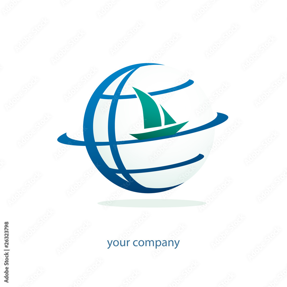 logo entreprise, voilier