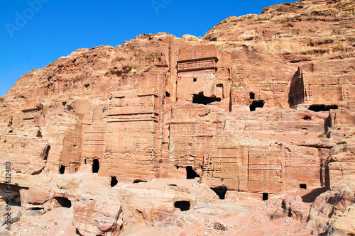 The ancient city of Petra in Jordan.