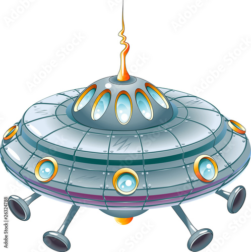 cartoon ufo