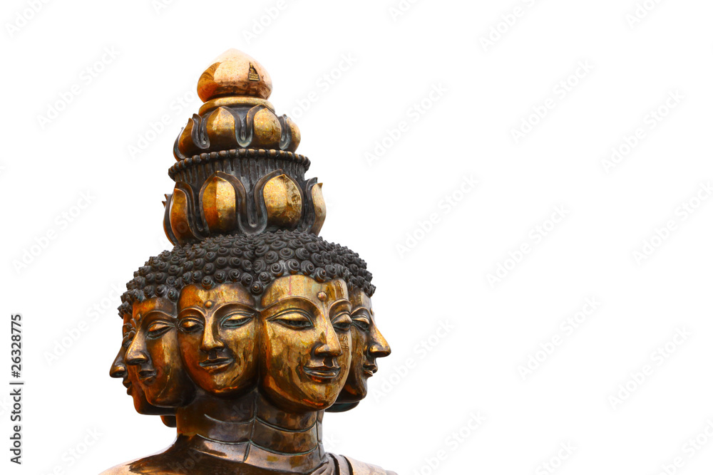 nine face Buddha image