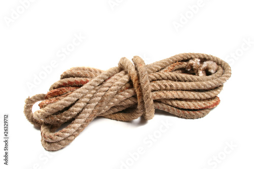 rope isolated on white