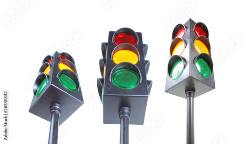 traffic light in low angle shot