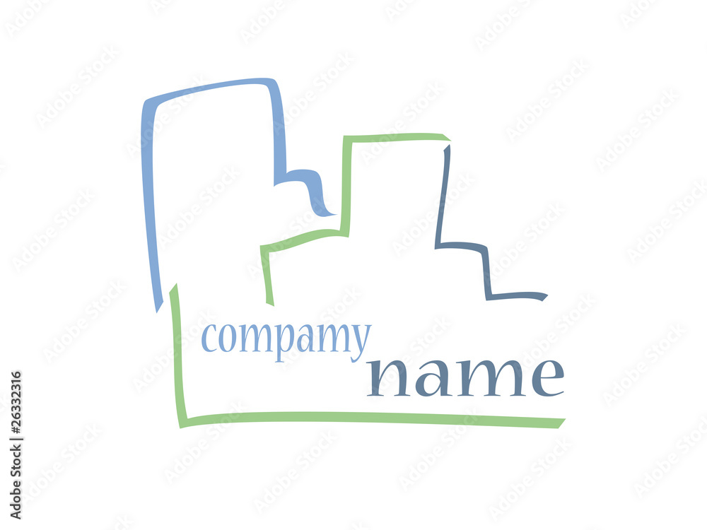 Obraz premium vector bussiness logo