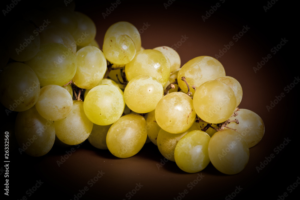 grappe de raisin blanc