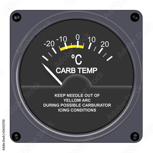 Indicateur de température carburateur
