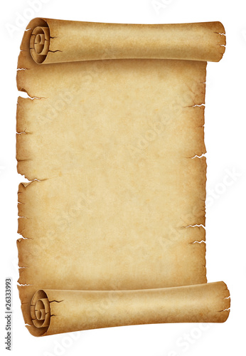 Old parchment scroll 1
