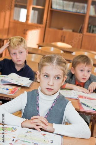 Children in the classroom