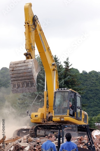 bagger abriss