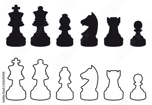 Chessmen symbols
