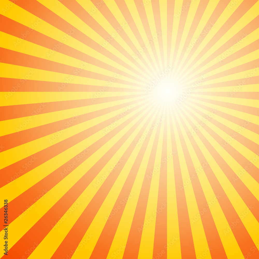 sun rays vector illustration