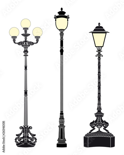 Floor street lamps