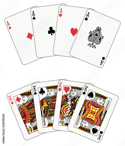 Poker aces and kings