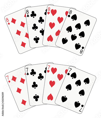 Poker eight and seven