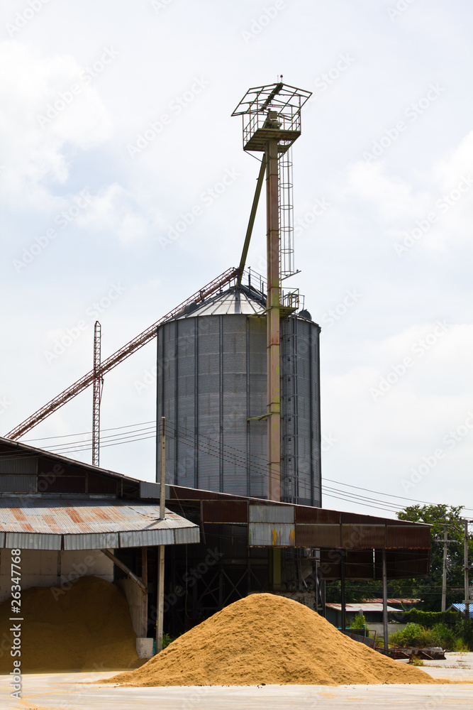 Grain silos in Thailand