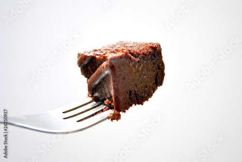 Canvas Print Bite of Cake