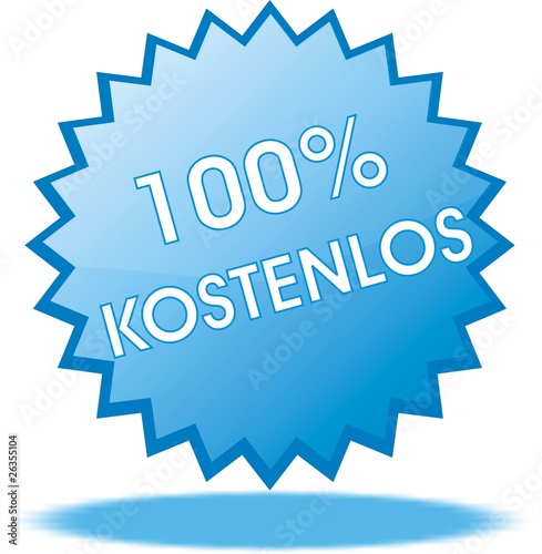 étiquette 100% kostenlos