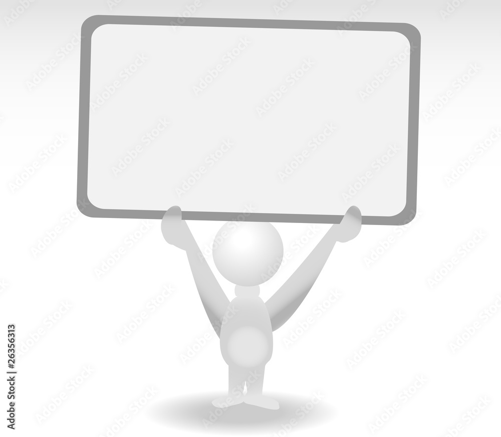 leeres Schild leeres Schild