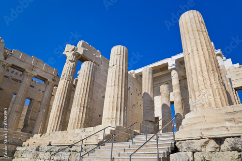 Entrance to Acropolis at Athens, Greece