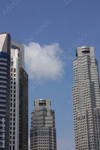 Canvas Print singapore city
