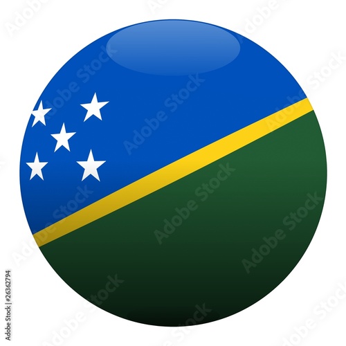 boule iles salomon islands ball drapeau flag Stock Photo | Adobe Stock