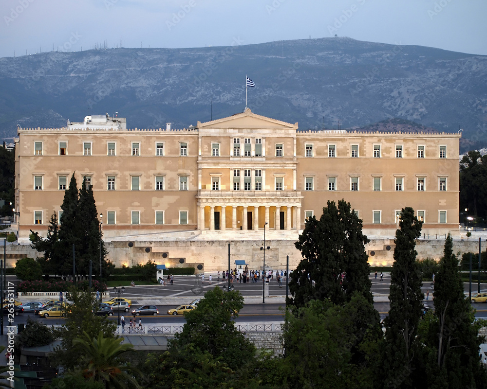 The greek parliament, ex king's palace