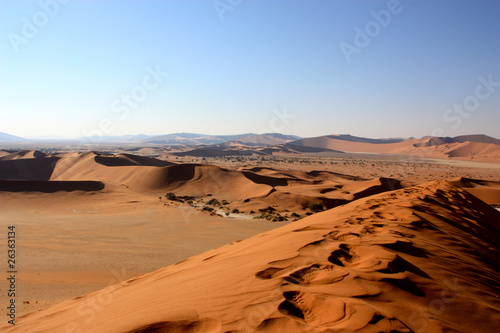 Dune in Namib Desert in Namibia (Soussusvlei) photo