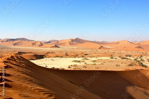 Dune/dunes in Namib Desert in Namibia (Soussusvlei)