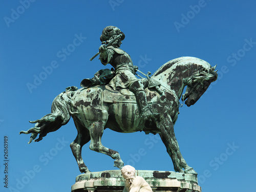 Budapest, monument to Prince Eugene of Savoy
