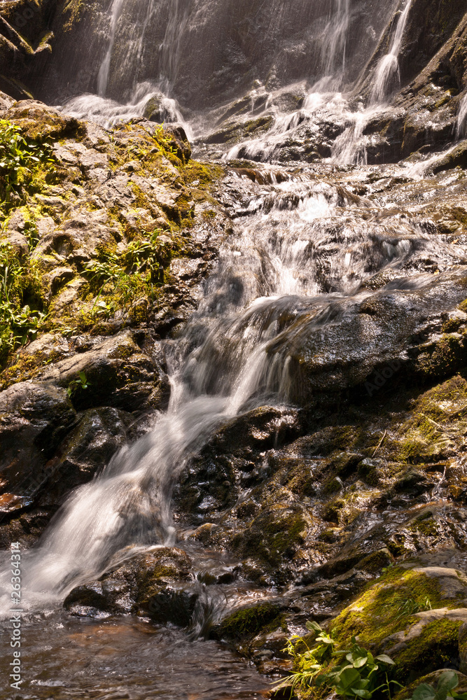 Obraz premium beautiful natural waterfall