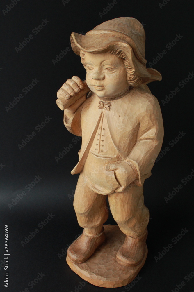 Fototapeta premium schnitzfigur