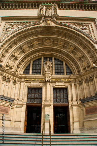 Museum Eingang Pforte London Treppen Stufen Geländer